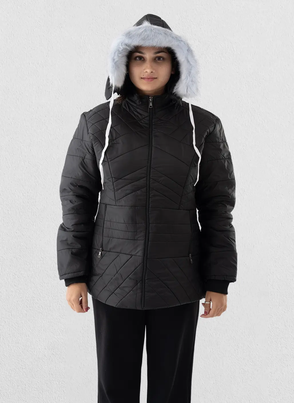 Aashi Women's Heavy weight Jacket with Detachable Hood Stylish Comfortable Winter Wear
