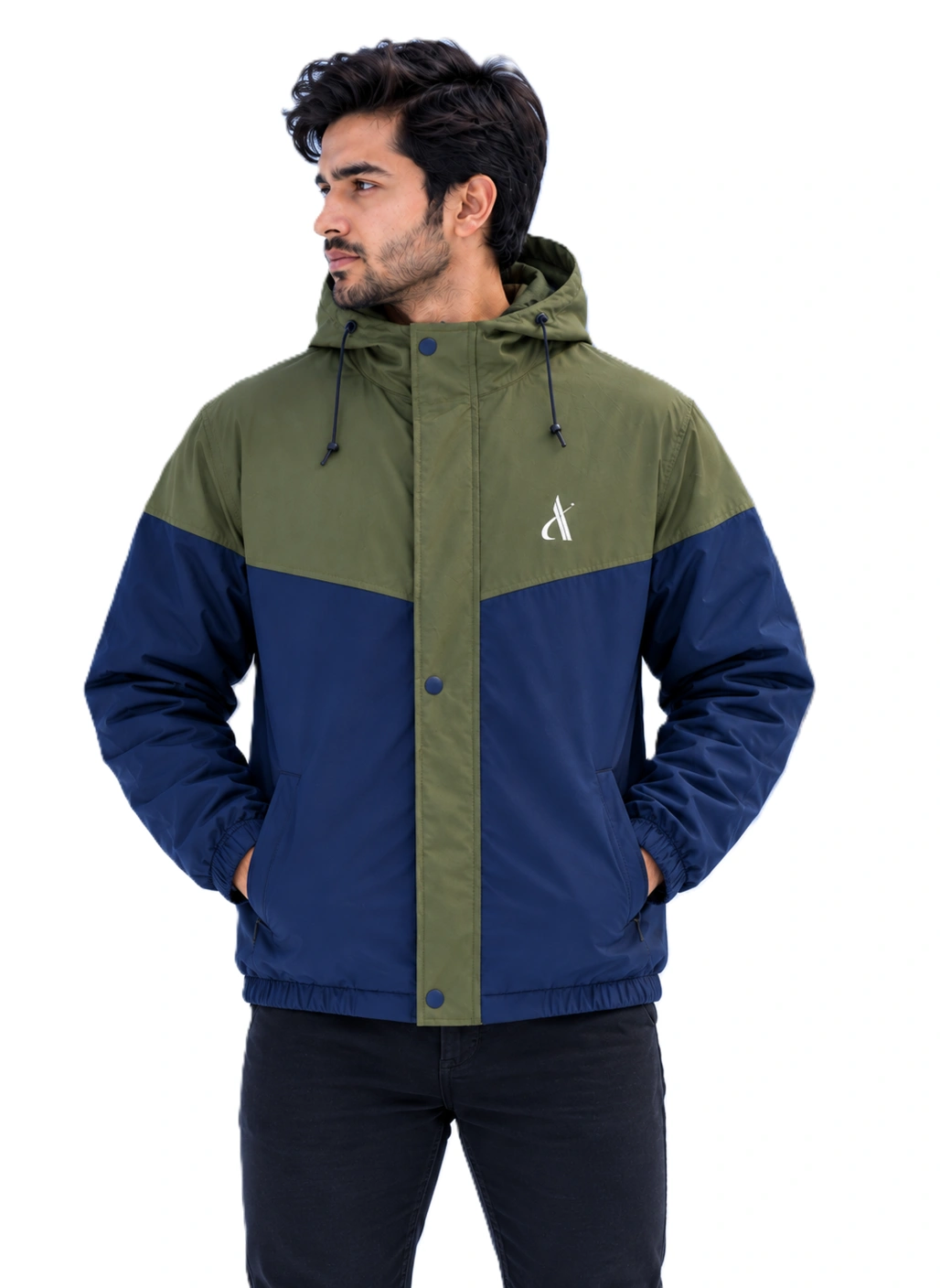 Navy Blue + Green